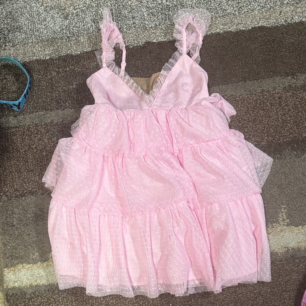 revolve pink dress